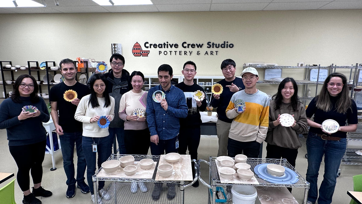Team Hu/Seyyedi, Pottery Wheel exp and Pottery painting Dec 4th 2024, 3:30pm