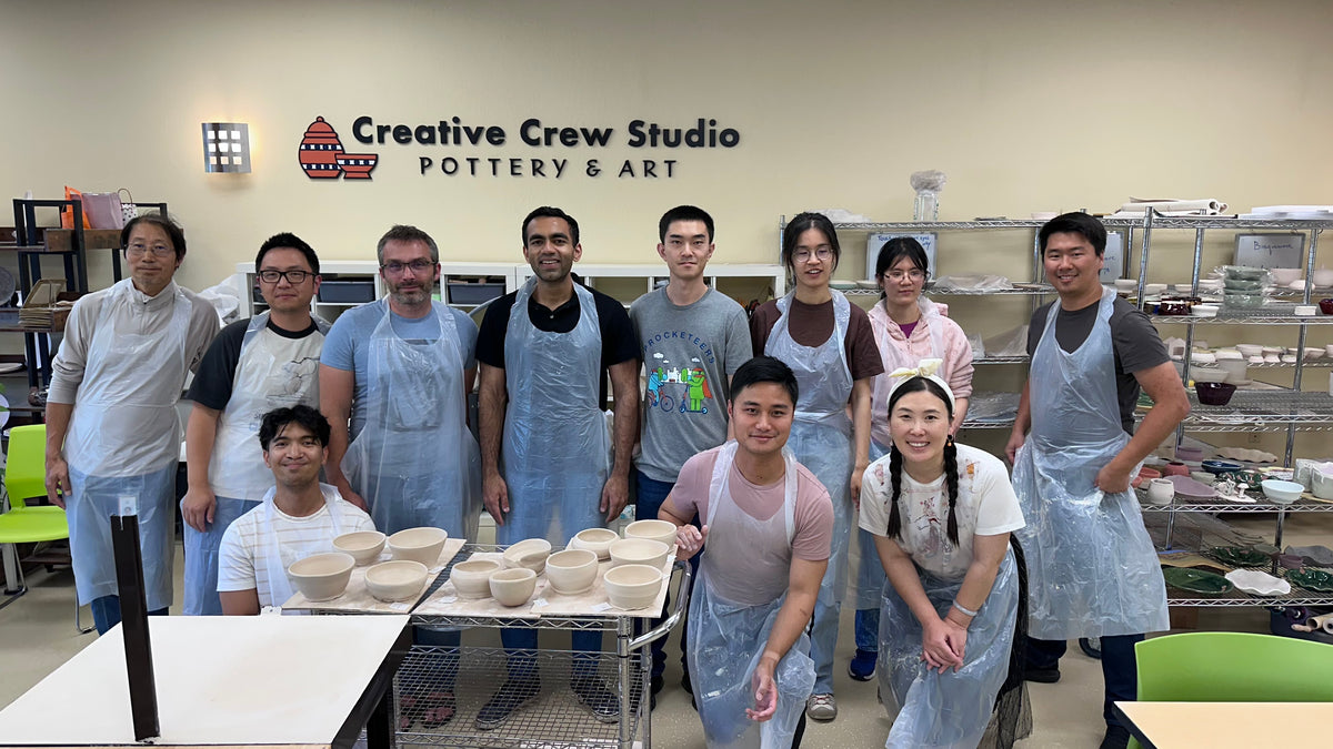 Team Shunxu; Pottery wheel  experience, Aug 20th 1:30pm