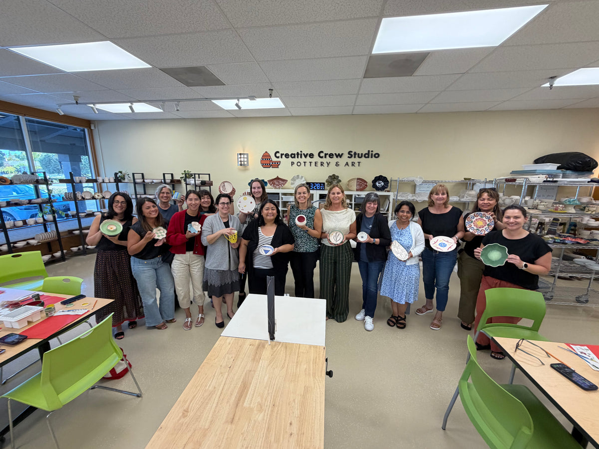 Team Amanda- Hand building experience and pottery painting August 5th, 2pm-4pm