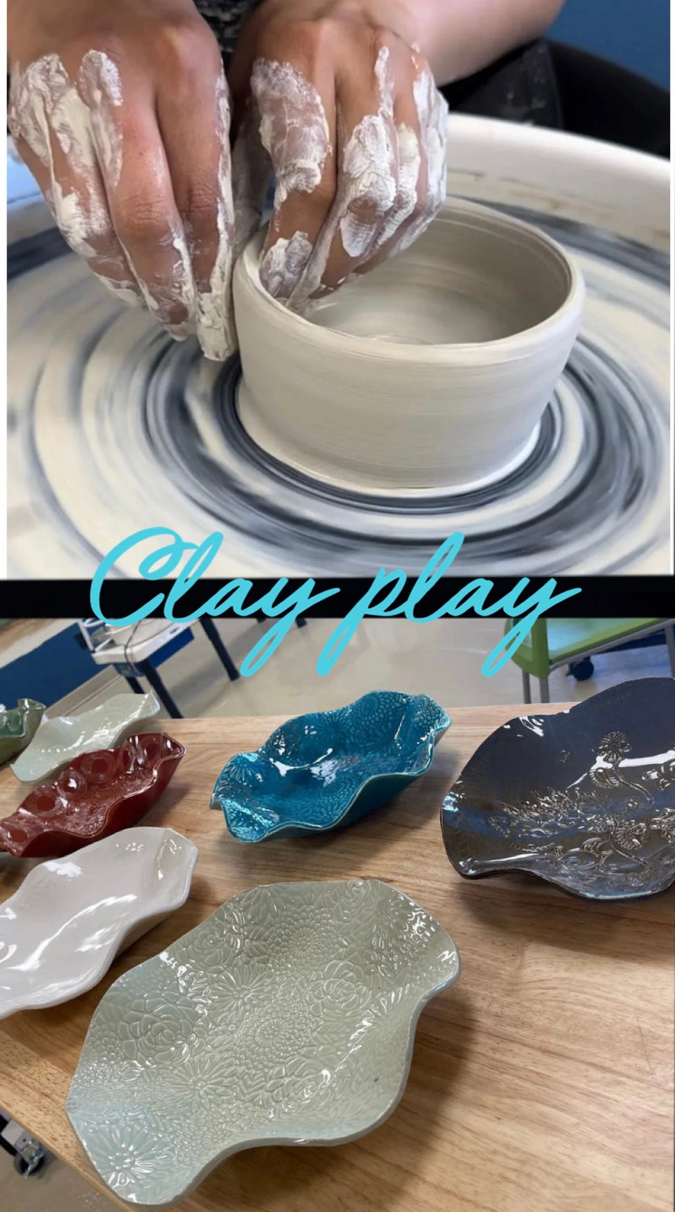 Aug 2nd-Aug 26 2026: Beginners pottery class: Sunday 2pm-4pmClass: Ages 15 yrs and up