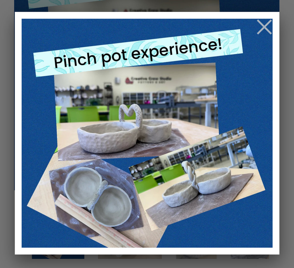 Team Ruhi, Hand building experience, Pinch pot tech- August 22nd , 10:00am