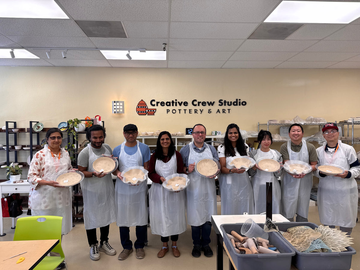 Team Ken, hand building experience, 11 inch plate.  March 17th  2026, 11am