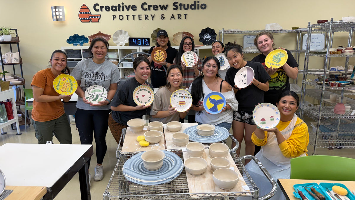 Team Dorothy and Ria - Pottery Wheel exp and pottery painting Sept 27th 2:00pm