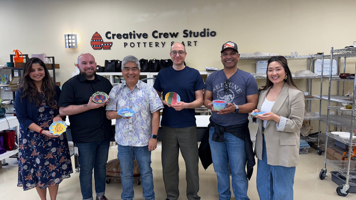 Team Melissa, Pottery Painting, March 25th 11am-1pm