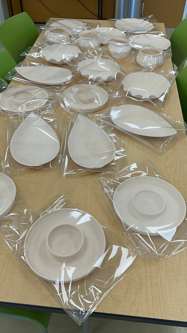Graduation party- DIY pottery painting - Creative Crew Studio