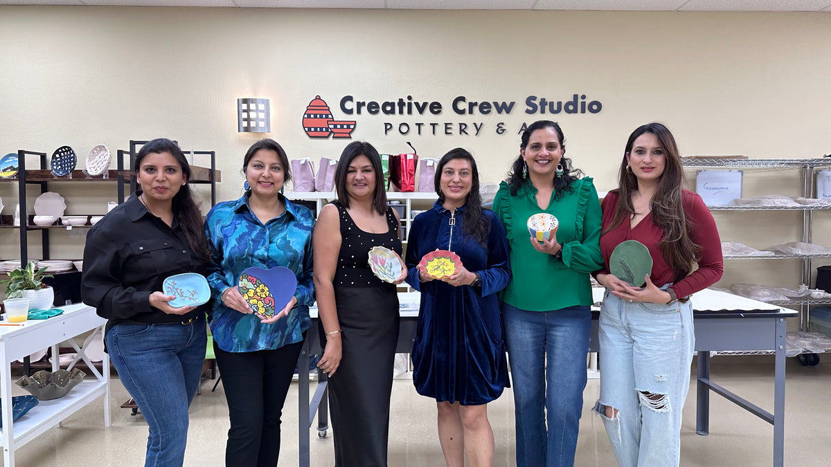 Team Gurpreet,  Pottery Painting, March 8th, 7-8:30pm