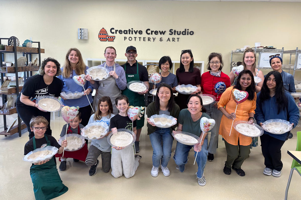 Mother’s Day Pottery Workshop-Hand building experience May 13th at 10:30am