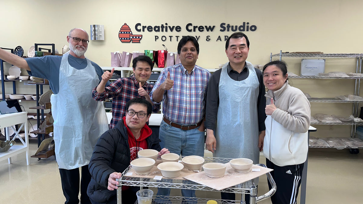 Team Kelly, Pottery Wheel exp, March 7th, 11am-12:30pm