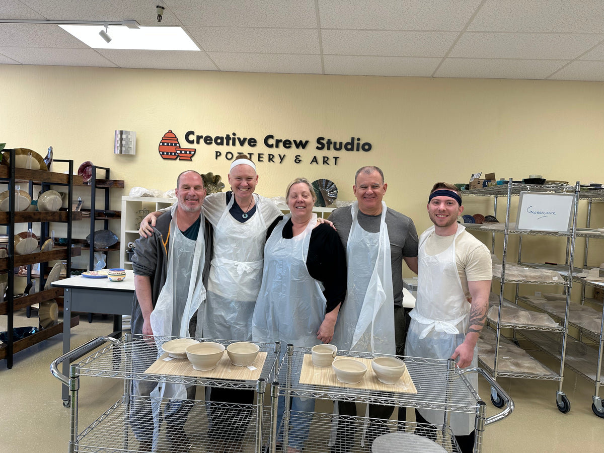 Jennifer’s Bday-Pottery wheel experience Feb 18th, 10:30am