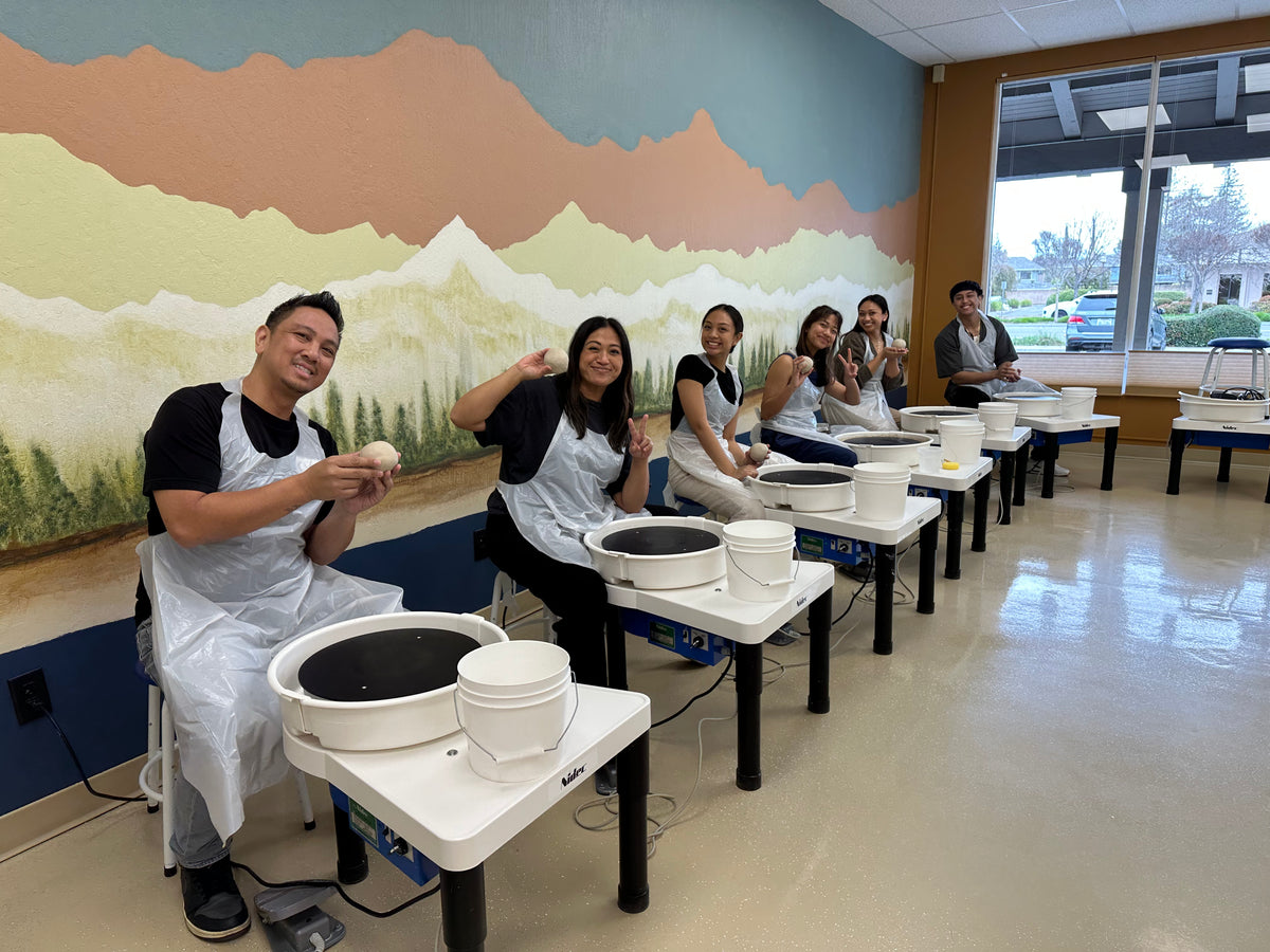 Ari’s birthday party. Pottery wheel exp March 18th, 3:00pm